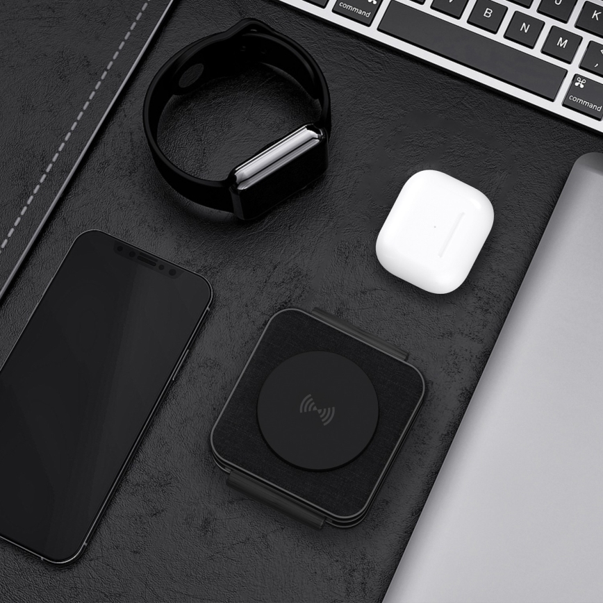 Bezdrôtová nabíjačka 3v1 15W