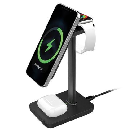 Stolná bezdrôtová nabíjačka 3 v 1, 23 W