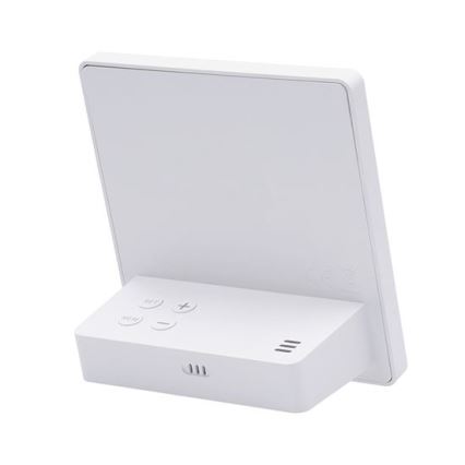 Digitálny teplomer 5V/2xAAA + 2xAAA biely