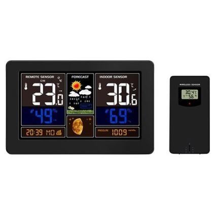 Meteostanica s farebným LCD displejom 2xAA/5V + 2xAA Wi-Fi Tuya
