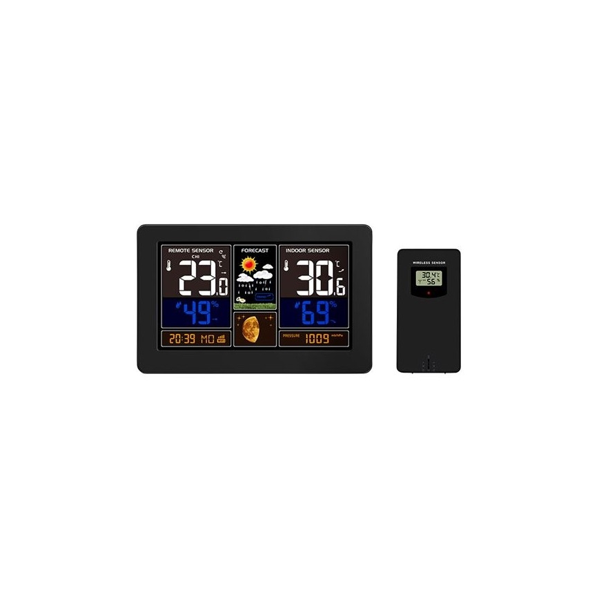 Meteostanica s farebným LCD displejom 2xAA/5V + 2xAA Wi-Fi Tuya