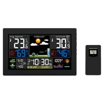 Meteostanica s farebným LCD displejom 2xAA/5V