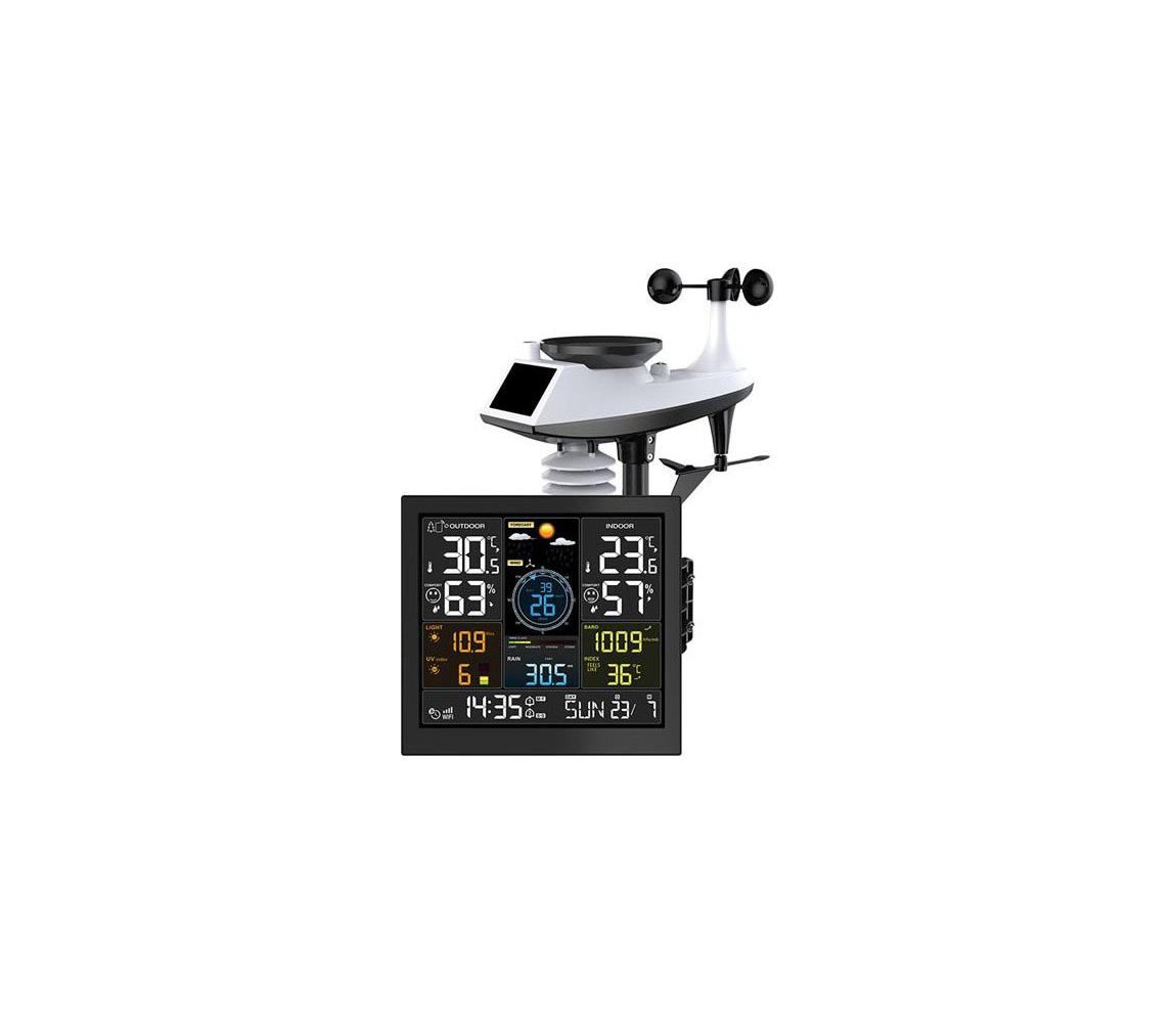TE93WiFi - Profesionálna meteostanica s LCD displejom 5V/2xAA + 3xAAA Wi-Fi TE93WiFi