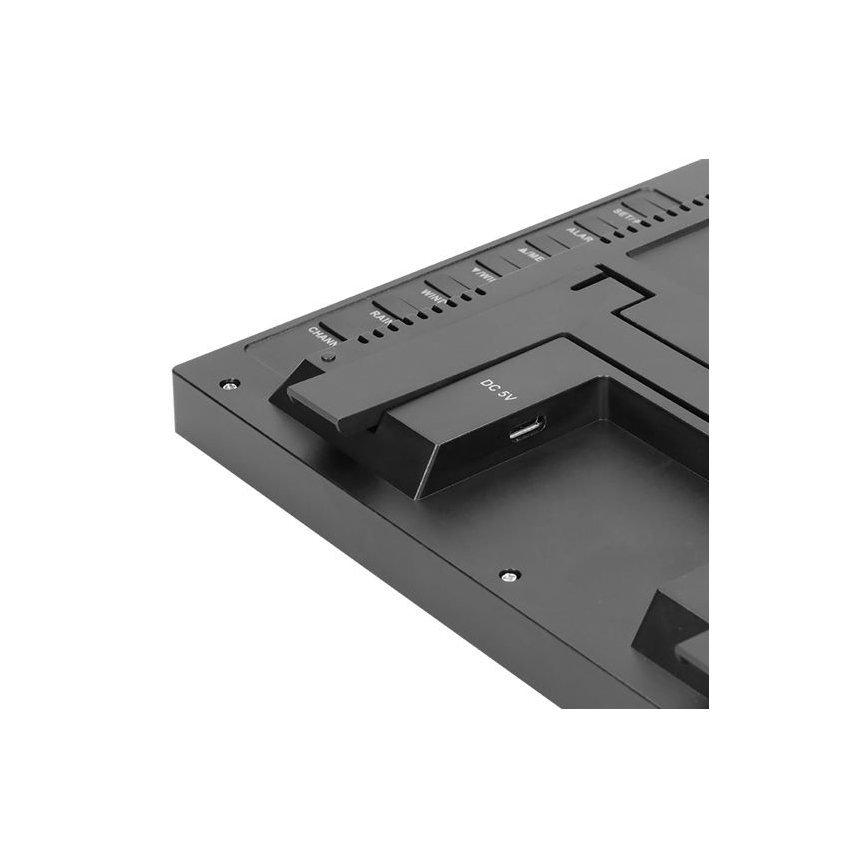 Profesionálna meteostanica s LCD displejom, napájanie 5V / 2×AA + 3×AAA, Wi‑Fi