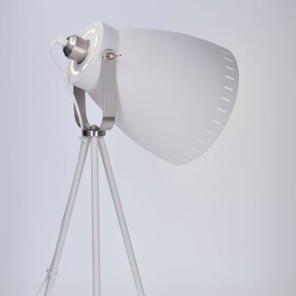 Stojacia lampa 1xE27/60W/230V biela 145cm