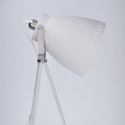 Stojacia lampa 1xE27/60W/230V biela 145cm