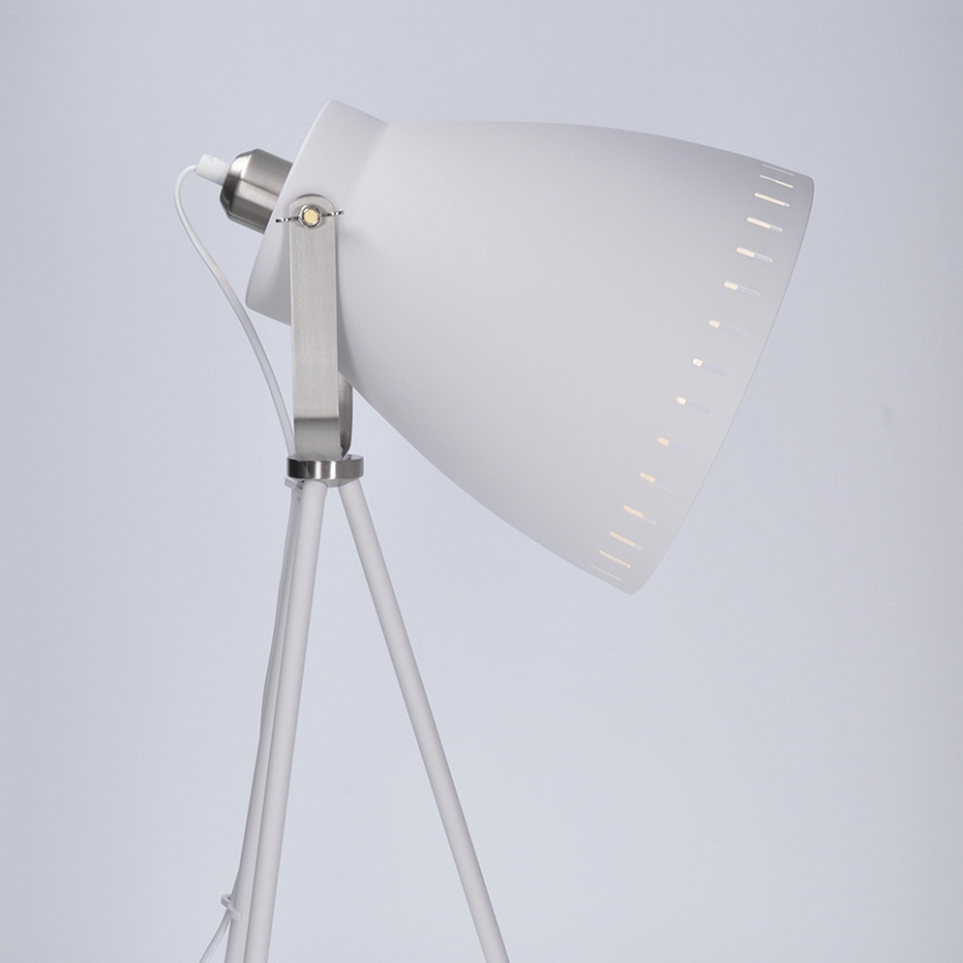 Stojacia lampa 1xE27/60W/230V biela 145cm