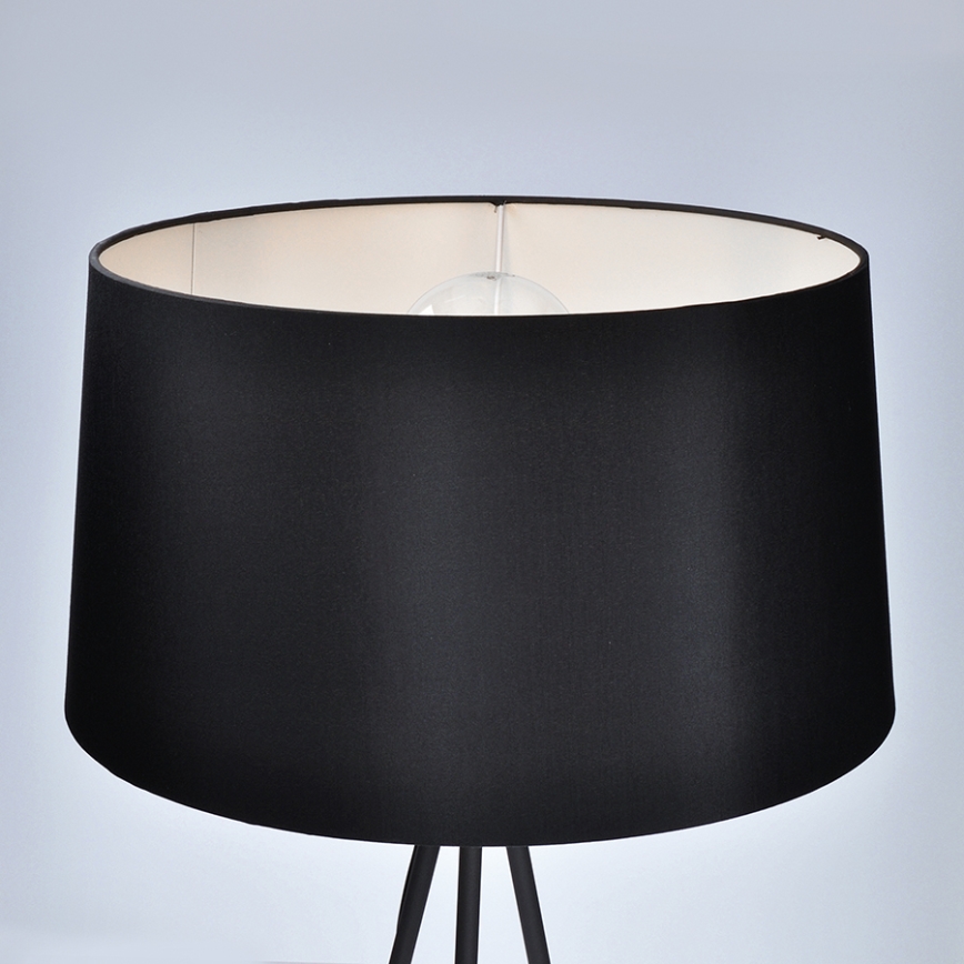 Stojacia lampa 1xE27/60W/230V čierna 145cm