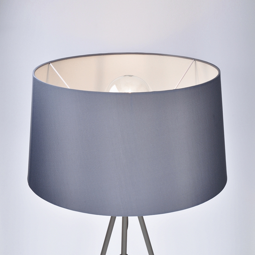 Stojacia lampa 1xE27/60W/230V šedá 145cm