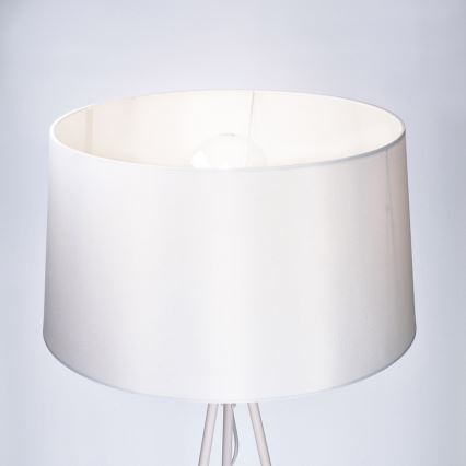 Stojacia lampa 1xE27/60W/230V biela 145cm