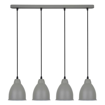 Luster 4xE27/60W/230V šedá 14cm