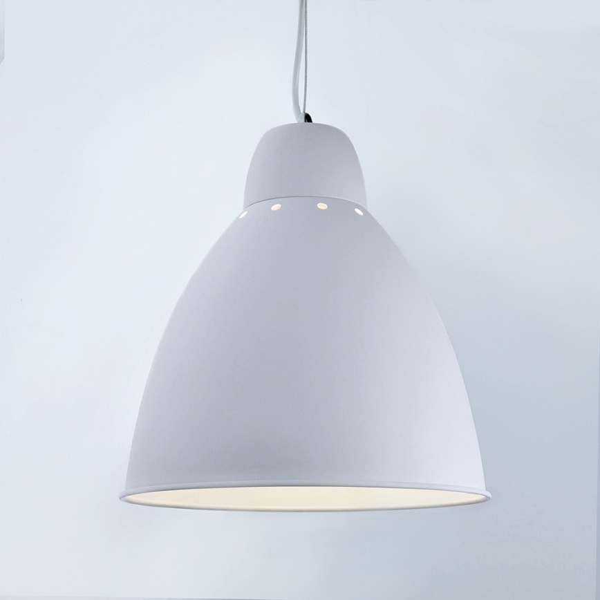 Luster 1xE27/60W/230V biela 29,5cm