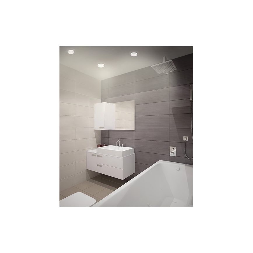 LED Kúpeľňové podhľadové svietidlo LED/10W/230V IP44