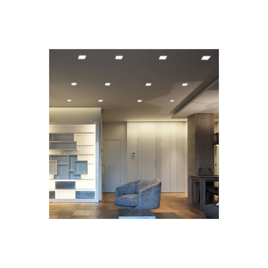 LED panel LED/12W/230V 3000/4000/6000K 17x17 cm biela