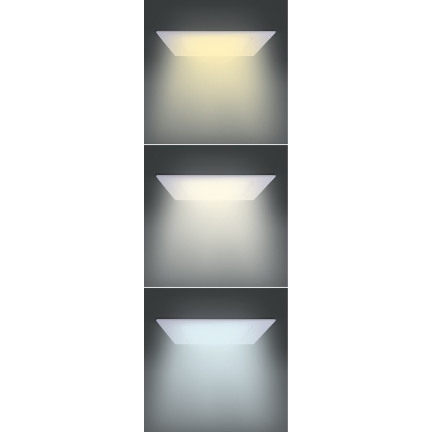 LED podhľadové svietidlo LED/18W/230V 3000/4000/6000K 22,5x22,5 cm biela