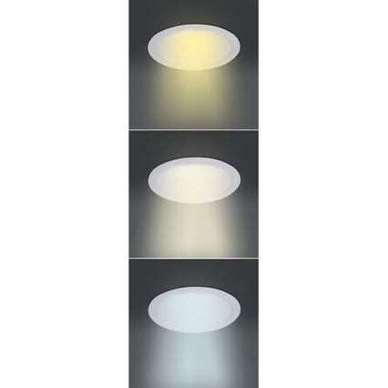 LED zapustené svietidlo LED/6W/230V 3000/4000/6000K pr. 12 cm biela