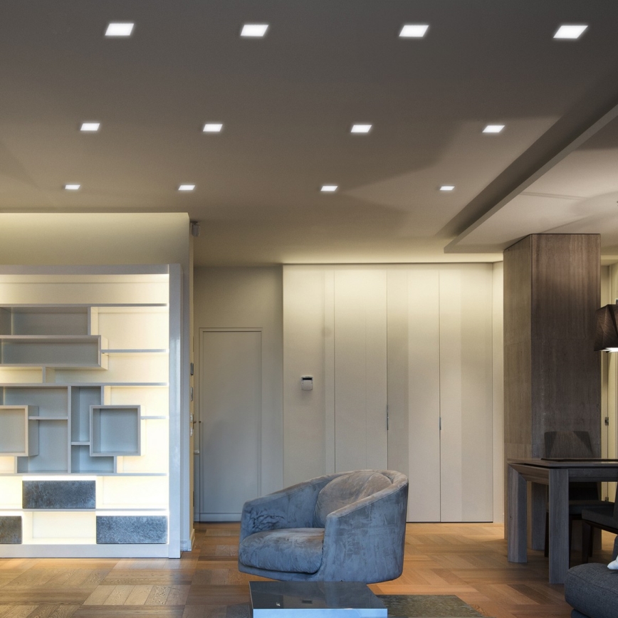 LED podhľadové svietidlo LED/6W/230V 3000/4000/6000K 12x12 cm biela