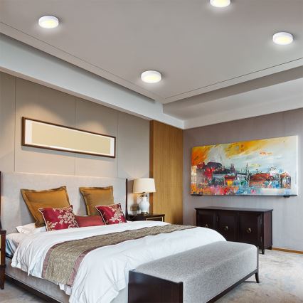 LED stropné svietidlo LED/12W/230V 3000/4000/6000K priemer 17 cm biele