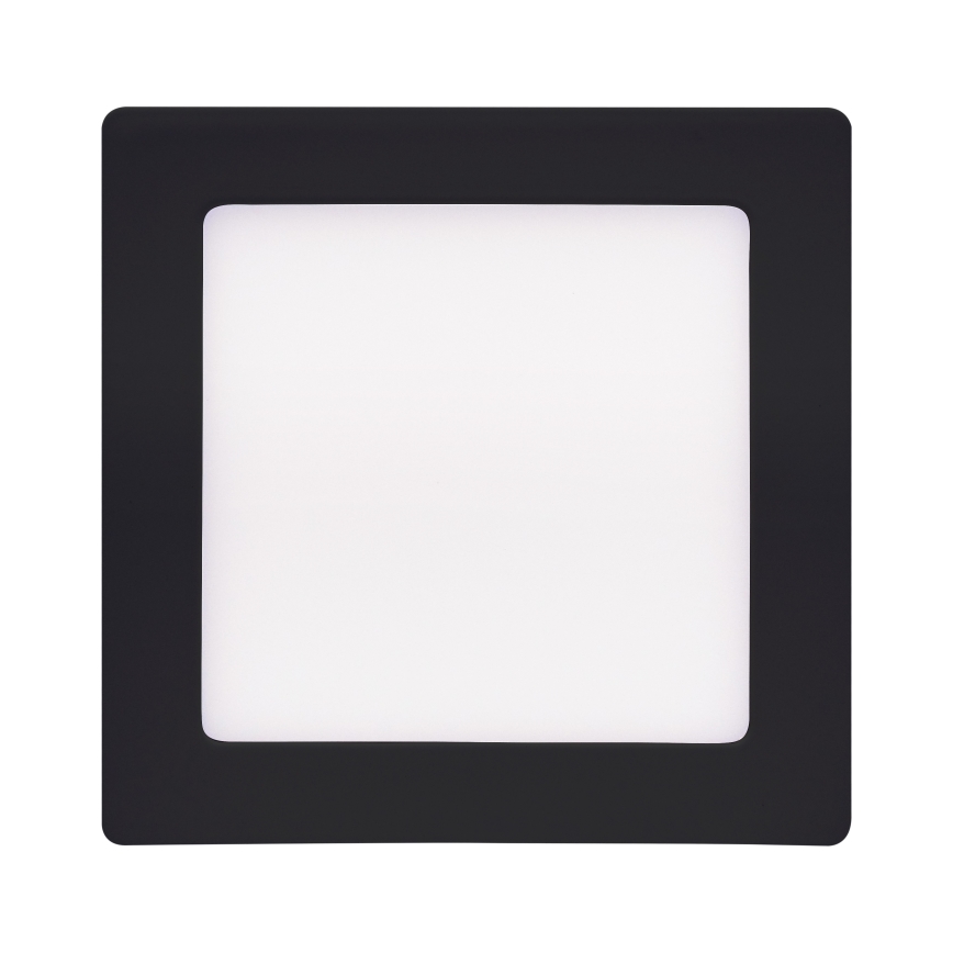 LED Stropné svietidlo LED/12W/230V 3000/4000/6000K čierna hranatý