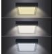 LED Stropné svietidlo LED/24W/230V 3000/4000/6000K čierna hranatý