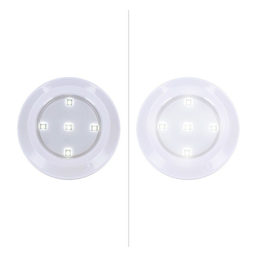 SADA 3x LED Stmívatelné svítidlo s dálkovým ovladačem LED/3xAAA