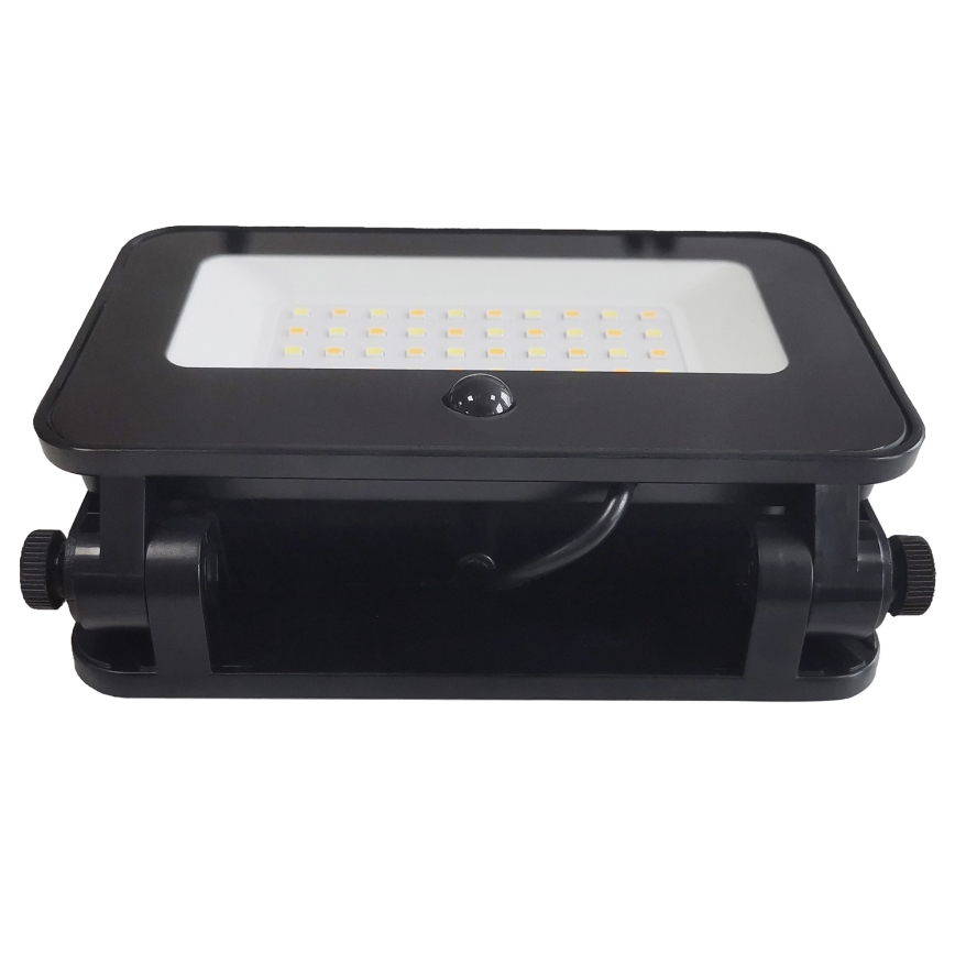 LED stmievateľný solárny reflektor so senzorom pohybu a súmraku LED/6W/3,7V 2200 mAh 3000/4000/6500K IP65