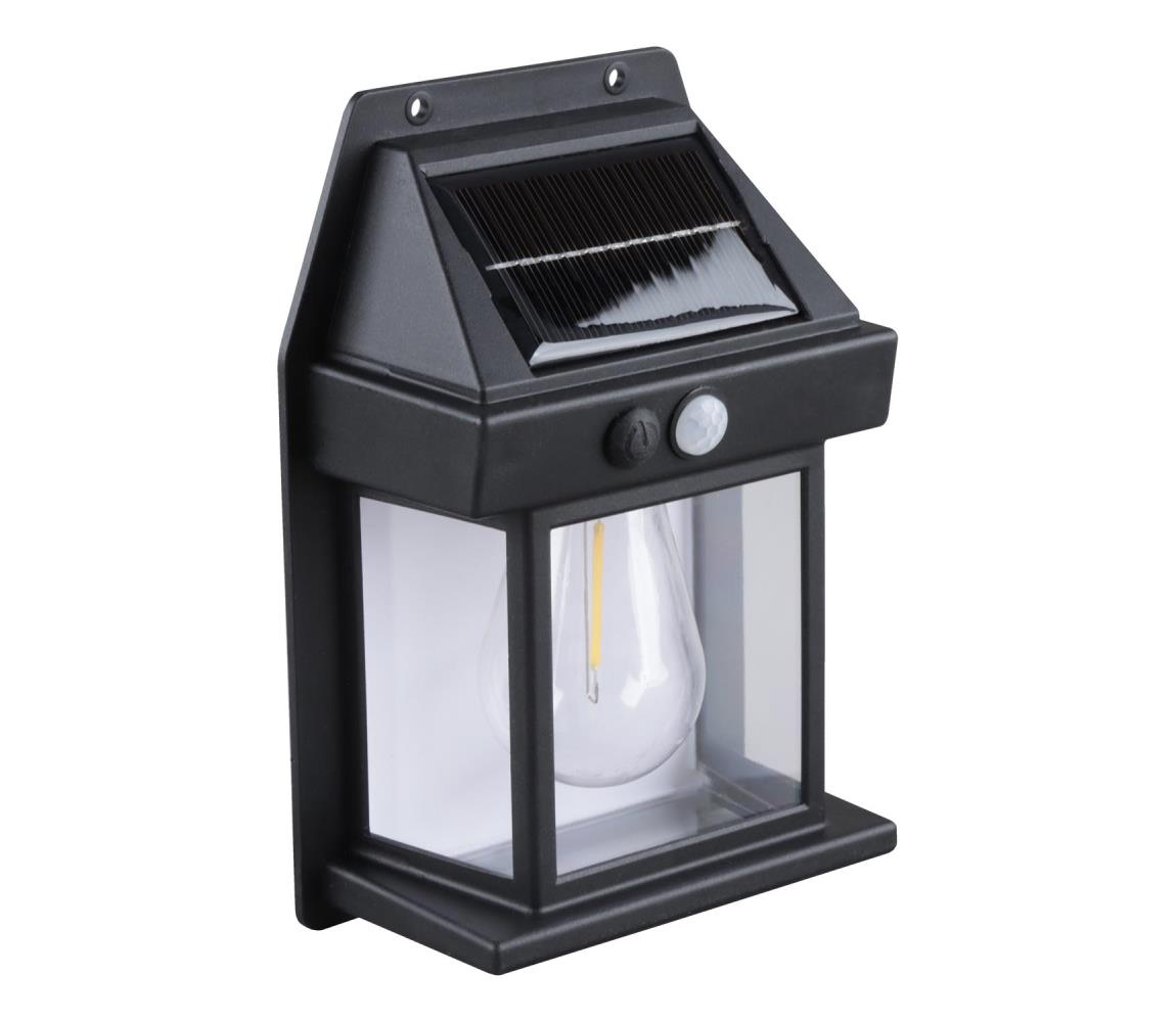 WL918 - LED stmievateľná solárna lucerna so senzorom LED/3,7V IP44 1200 mAh WL918