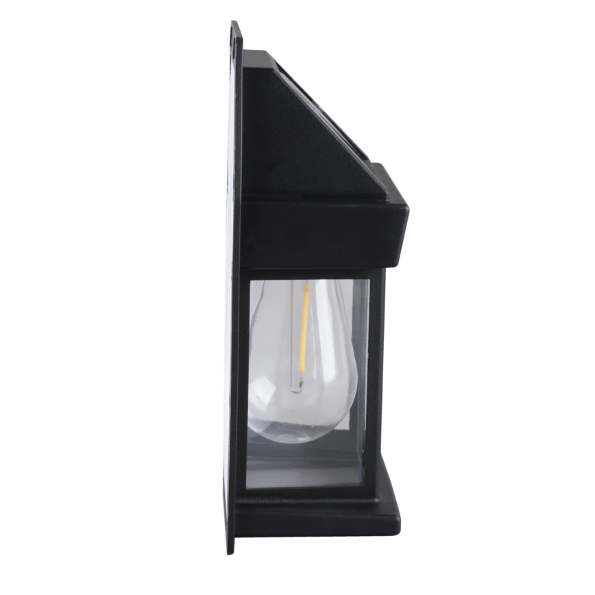 LED stlmiteľná solárna lucerna so senzorom LED/3,7V IP44 1200 mAh