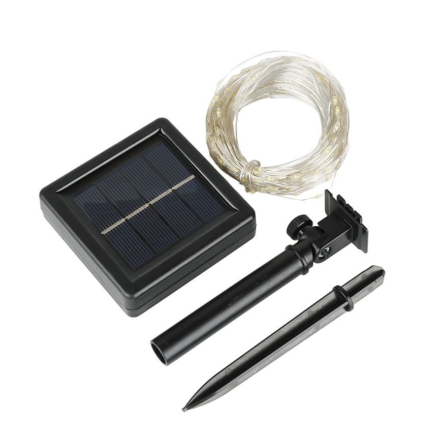LED solárna dekoratívna reťaz LED/3,7V 800 mAh 22 m