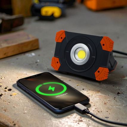 LED Nabíjací reflektor LED/10W/3,7V 4400 mAh