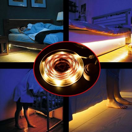 LED pásik so senzorom 4xAAA 1m