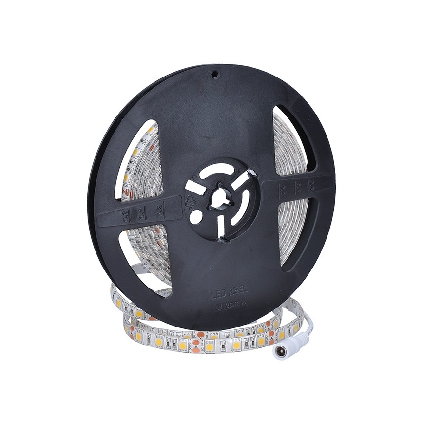 LED Vonkajší pásik LED/72W/12V 5m IP65 teplá biela