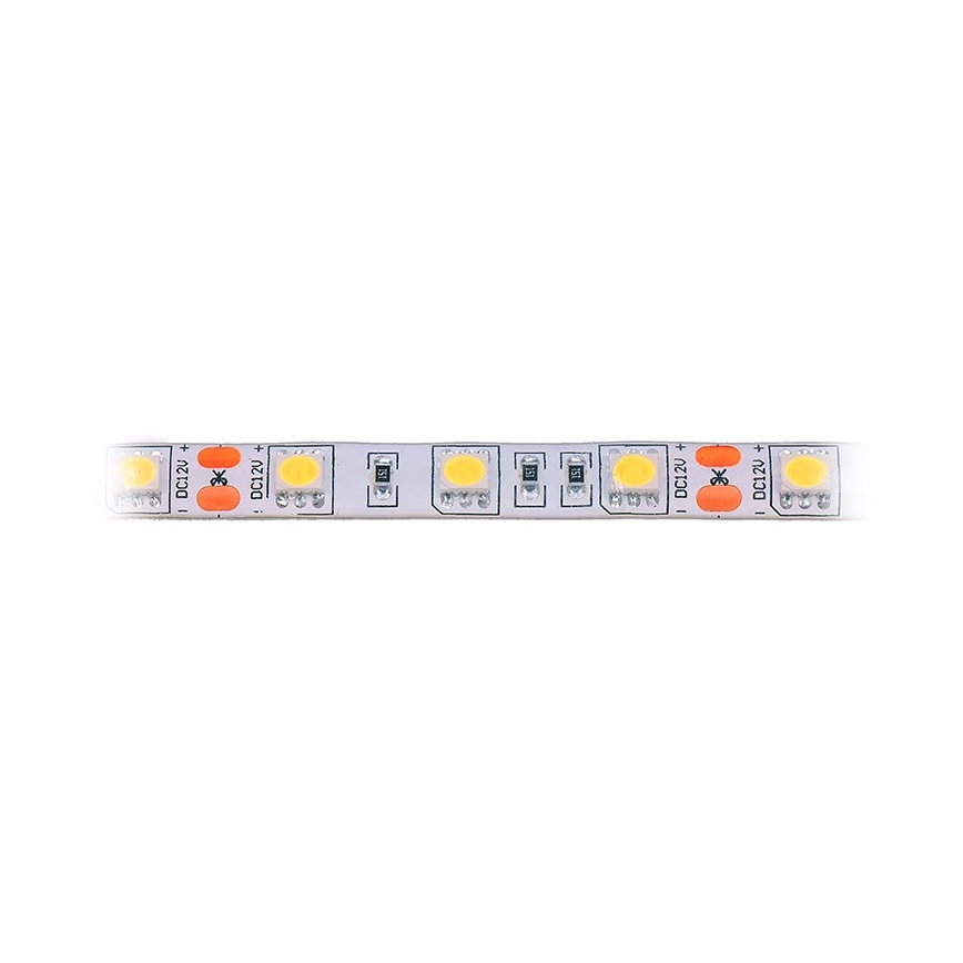 LED Vonkajší pásik LED/72W/12V 5m IP65 teplá biela
