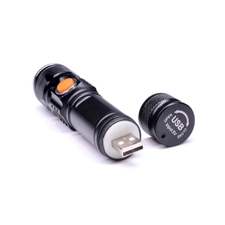 LED Nabíjacia baterka USB LED/3W/3,7V IP44