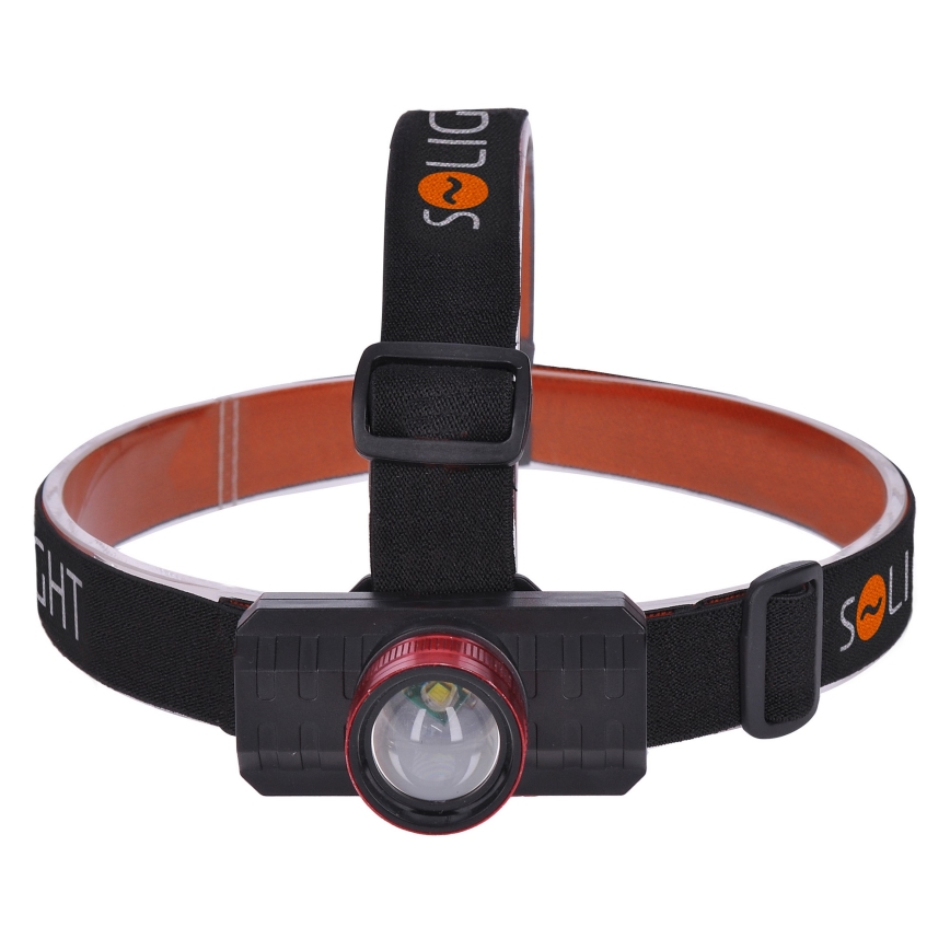 LED Nabíjacia čelovka LED/3W/USB 1200mAh IP44