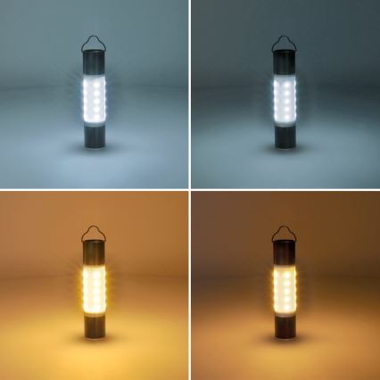 LED Nabíjacia kempingová baterka s funkciou powerbanky LED/1500 mAh 3,7V IP44