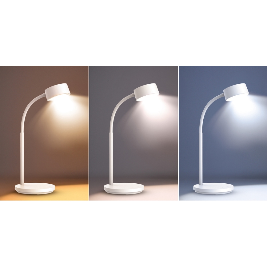 LED Stmievateľná dotyková stolná lampa LED/4,5W/5V 3000/4000/6500K biela