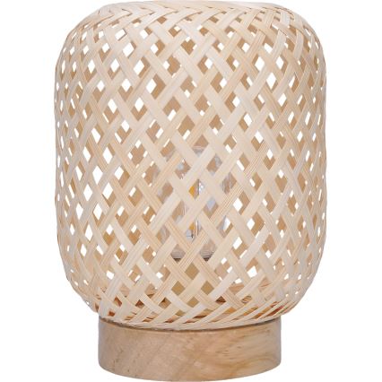 LED Dekoračná stolná lampa BOHO LED/2xAAA ratan