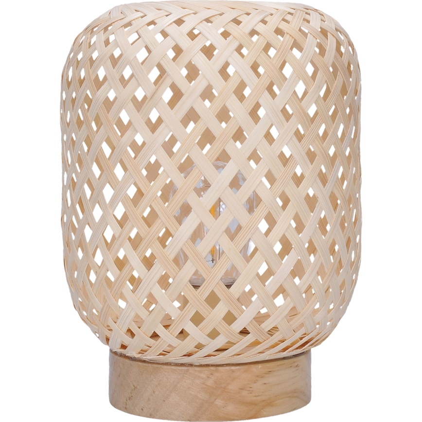 LED Dekoračná stolná lampa BOHO LED/2xAAA ratan