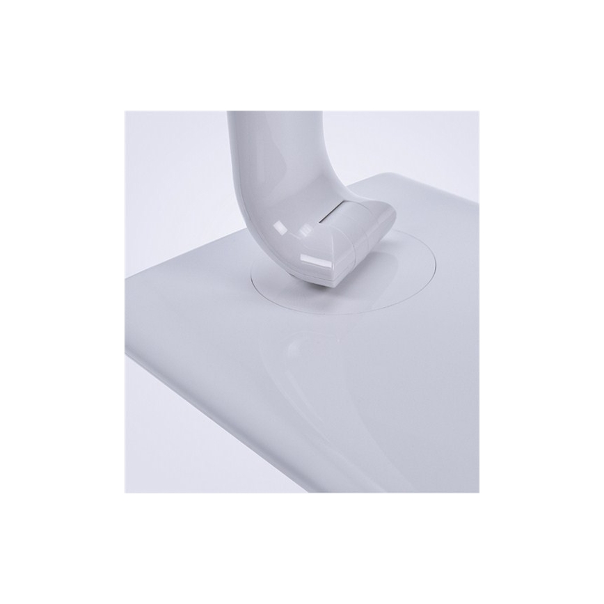 LED stolná lampa stmievateľná USB konektor LED/12W/230V biela