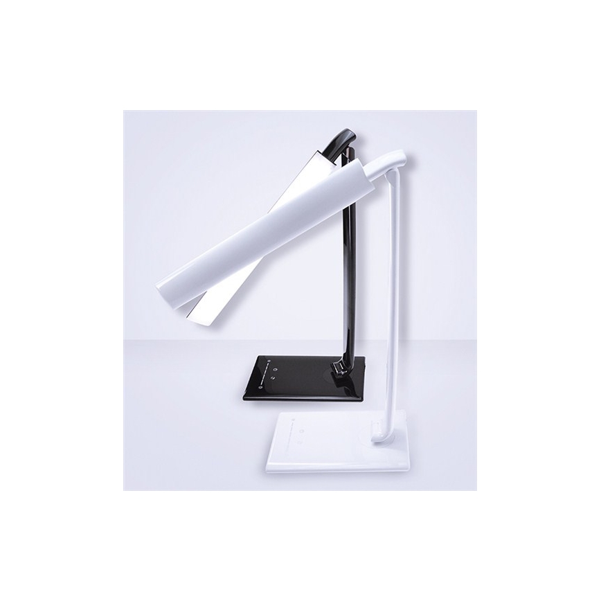 LED stolná lampa stmievateľná USB konektor LED/12W/230V biela