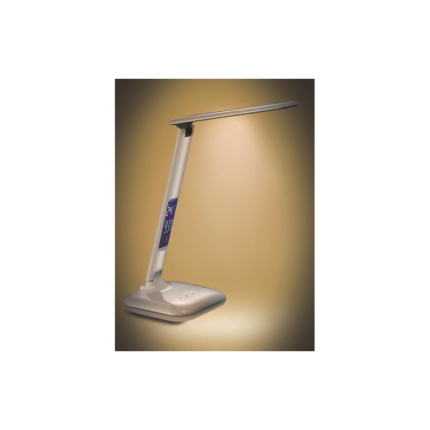 LED stolná lampa stmievateľná s displejom LED/6W/230V