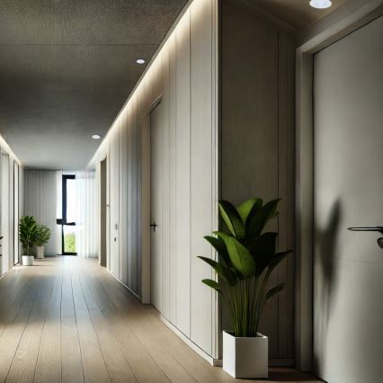 Núdzové LED podhľadové svietidlo 1,5 W/230 V 1800 mAh