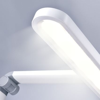 LED Stmievateľná dotyková stolná lampa s nočným osvetlením LED/10W/5V 3000/4000/5000K biela