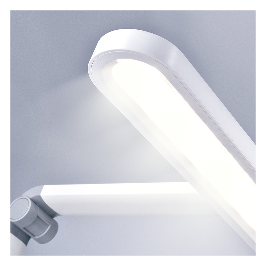 LED Stmievateľná dotyková stolná lampa s nočným osvetlením LED/10W/5V 3000/4000/5000K biela