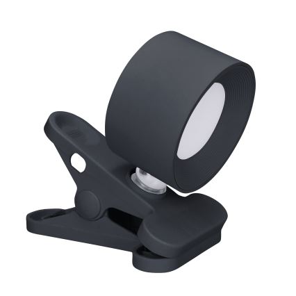 LED Stmievateľná dotyková nabíjacia lampa 3v1 LED/4W/2000 mAh 3000/4000/6500K čierna