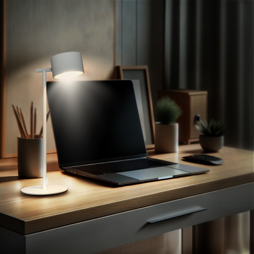 LED Stmievateľná dotyková nabíjacia lampa 3v1 LED/4W/2000 mAh 3000/4000/6500K biela