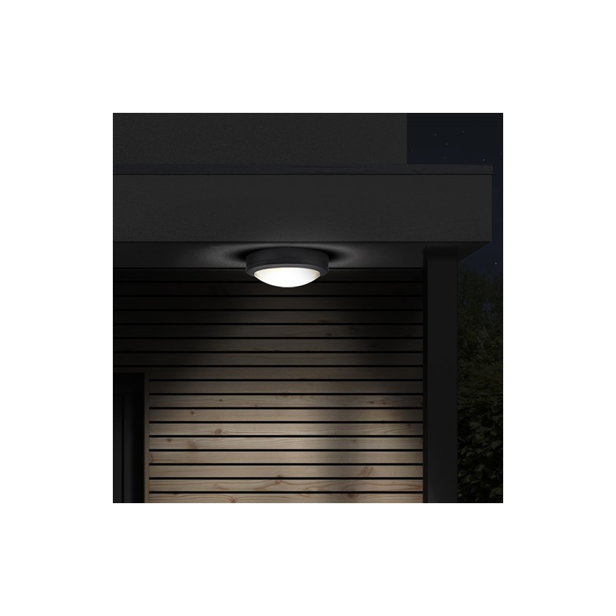 LED Vonkajšie stropné svietidlo LED/13W/230V IP54 antracit