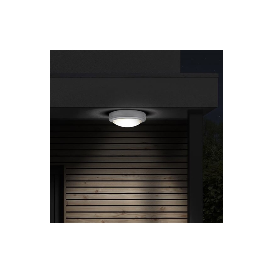 LED Vonkajšie stropné svietidlo SIENA LED/13W/230V IP54 pr. 17 cm biela