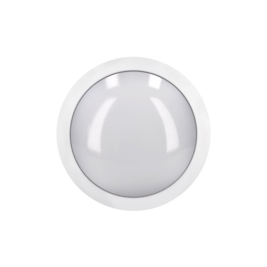 LED Vonkajšie stropné svietidlo SIENA LED/13W/230V IP54 pr. 17 cm biela
